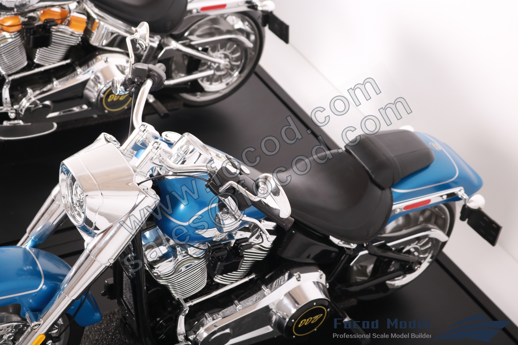 custom made model of Harley-Davidson Fat Boy Gray Ghost 2025 motorcycle